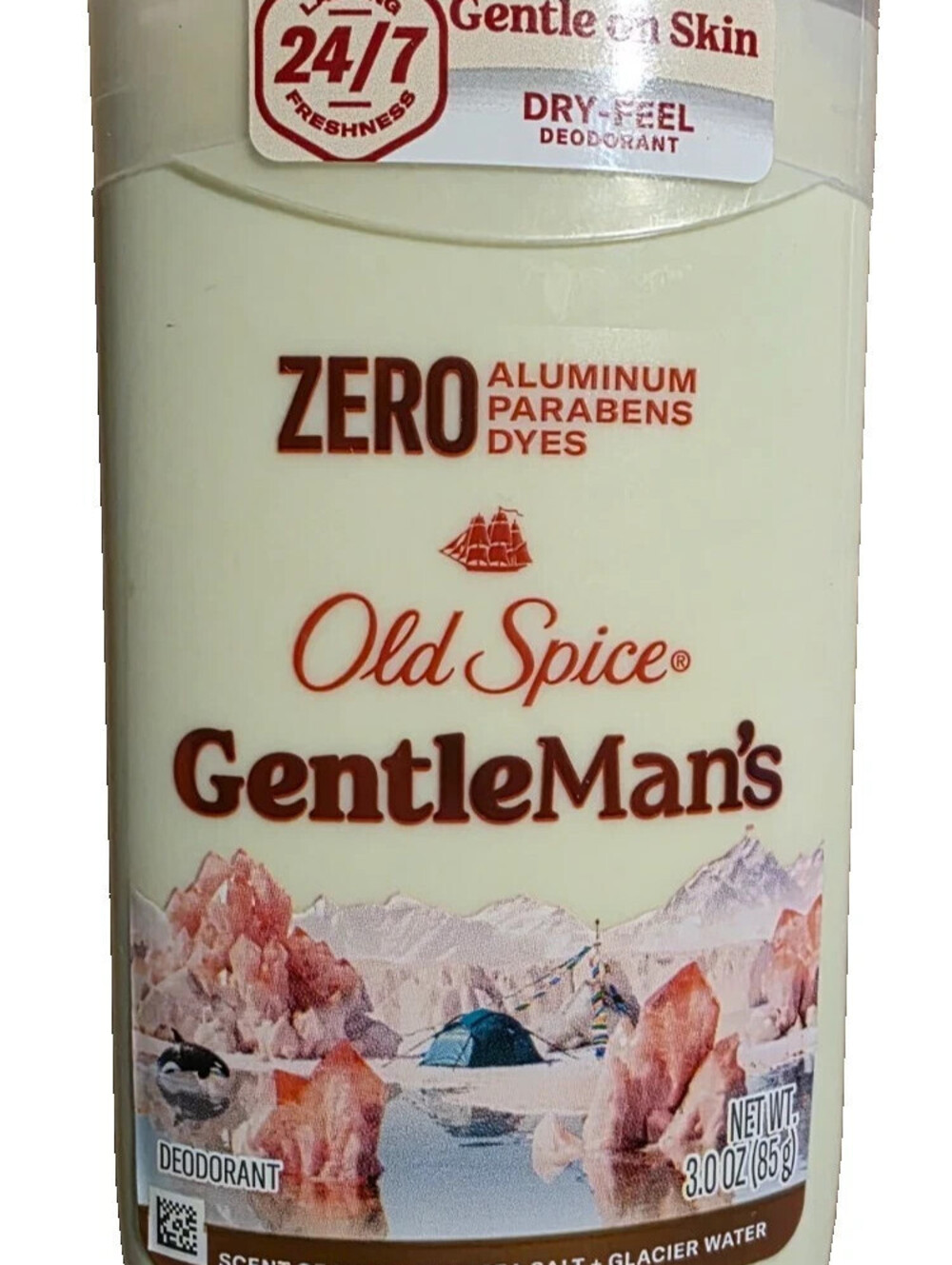 Old Spice GentleMan's Aluminum Free Deodorant for Men Himalayan Sea Salt 3oz